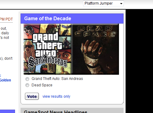A new survival horror versus a sandbox.