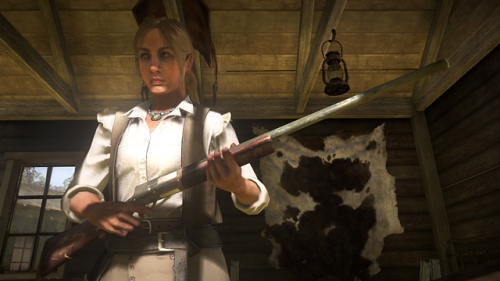 She was pretty cool when she wasn't yelling at you from her horse.