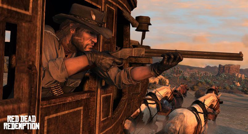 Watch me shoot this guys horse!